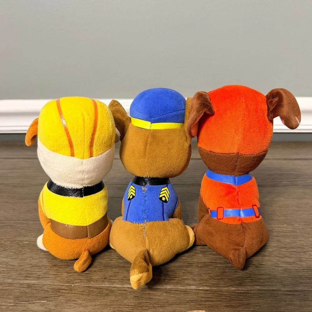 Ty Paw Patrol Beanie Boos Chase Rubble‎ Zuma Plush Set